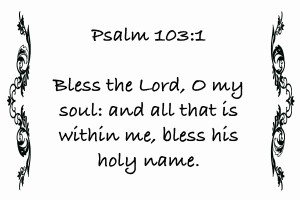 Psalm 103 1 4WB